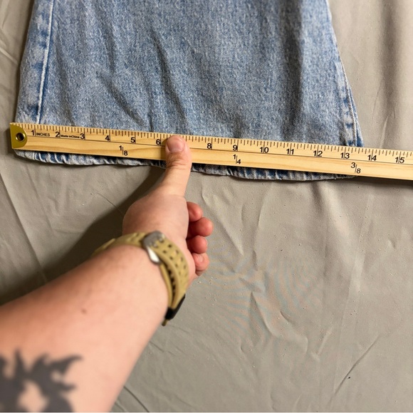 Forever 21 Light Blue Wide Leg Jeans - Picture 7 of 7